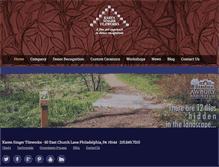 Tablet Screenshot of karensinger.com